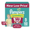 thumbnail image 1 of Pampers Swaddlers 360 Baby Diapers Size 5, 52 Count (Select for More Options), 1 of 11