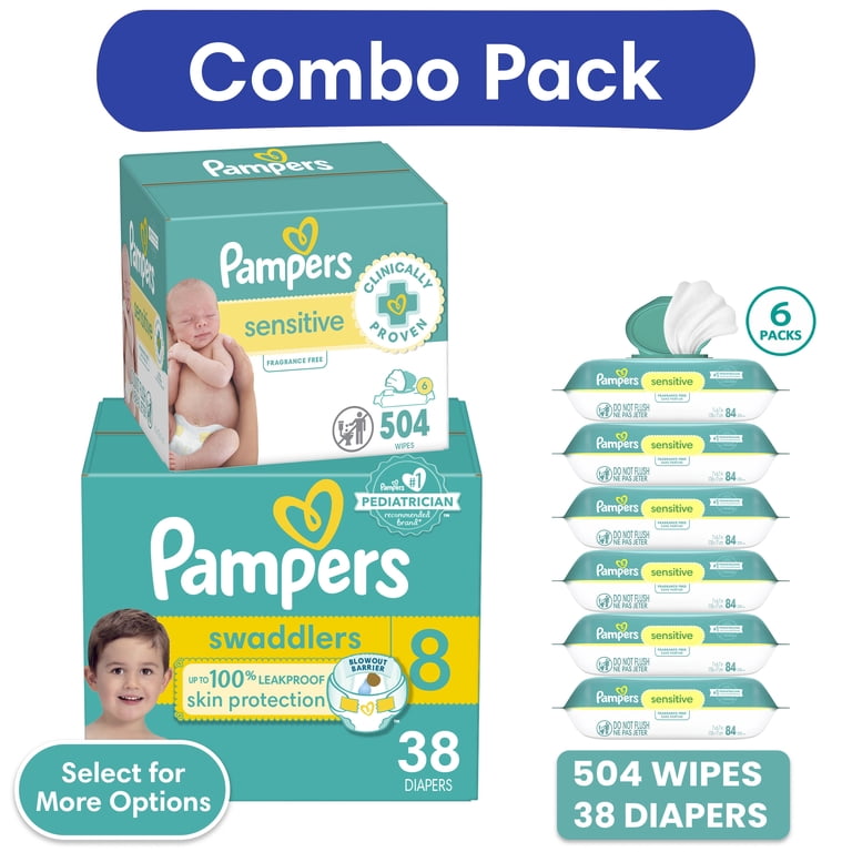 Pampers XL 38枚 ×８ Pampers Swaddlers Active Baby Diaper Size 8 38 Count and Pampers