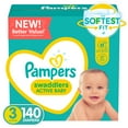 thumbnail image 1 of Pampers Swaddlers Active Baby Diapers, Size 3, 140 Count, 1 of 18