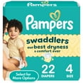 thumbnail image 1 of Pampers Swaddlers Active Baby Diaper Size 4 22 Count (Select for More Options), 1 of 16