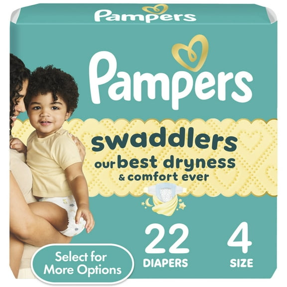 Pampers Swaddlers Active Baby Diaper Size 4 22 Count (Select for More Options)