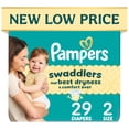 thumbnail image 1 of Pampers Swaddlers Diapers, Size 2, 29 Count (Select for More Options), 1 of 16