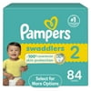 Diaper Size: Size 2, Count Per Pack: 84