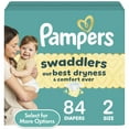 thumbnail image 1 of Pampers Swaddlers Diapers, Size 2, 84 Count (Select for More Options), 1 of 16