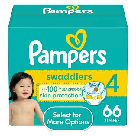 Diaper Size: Size 4, Count Per Pack: 66