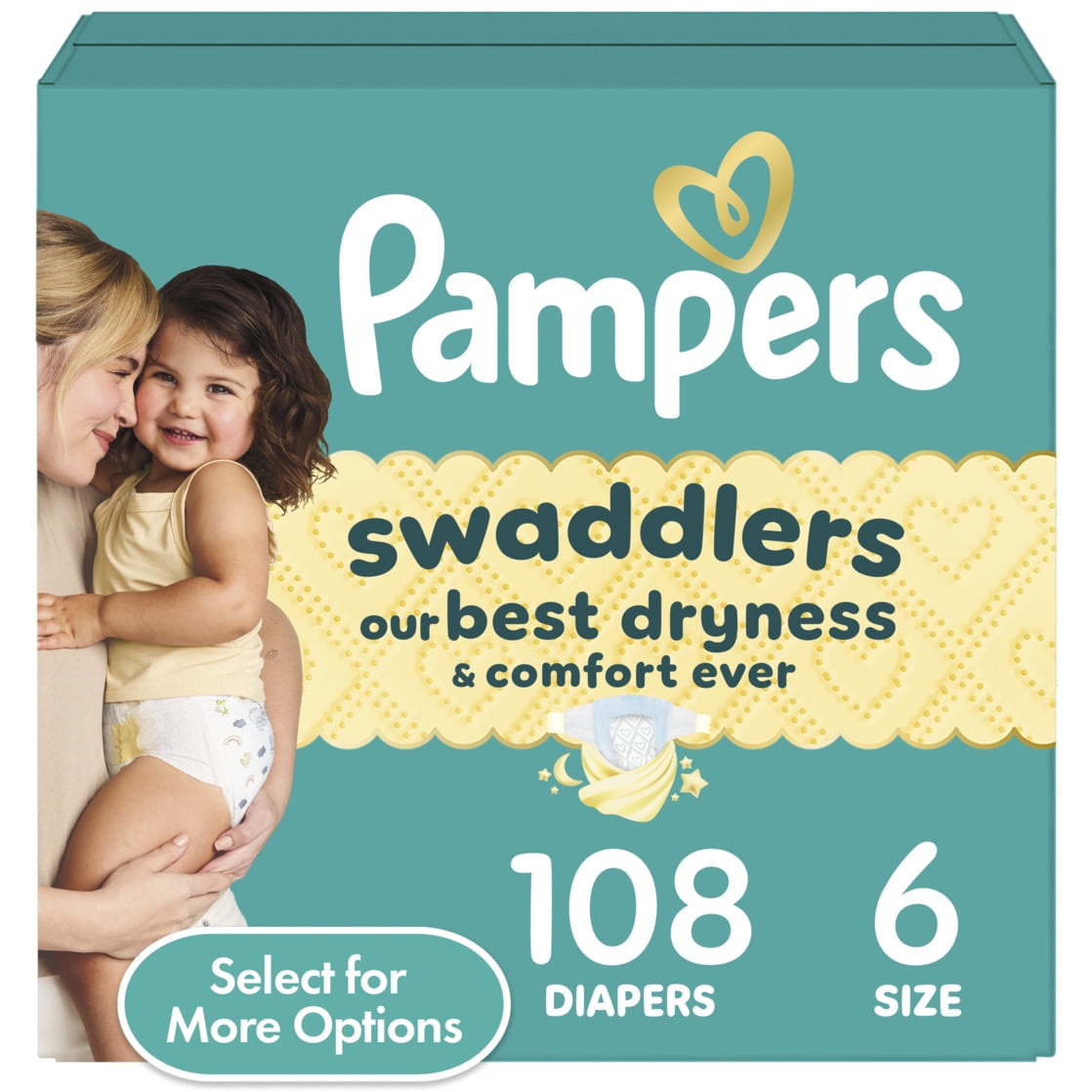 Pampers Swaddlers Baby Diapers Size 6, 108 Count Bangladesh Ubuy