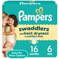 thumbnail image 1 of Pampers Swaddlers Diapers, Size S6, 16 Count (Select for More Options), 1 of 16