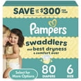 thumbnail image 1 of Pampers Swaddlers Baby Diapers Size 6, 80 Count (Select for More Options), 1 of 16