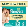 thumbnail image 1 of Pampers Swaddlers Diapers, Size 6, 80 Count, 1 of 16