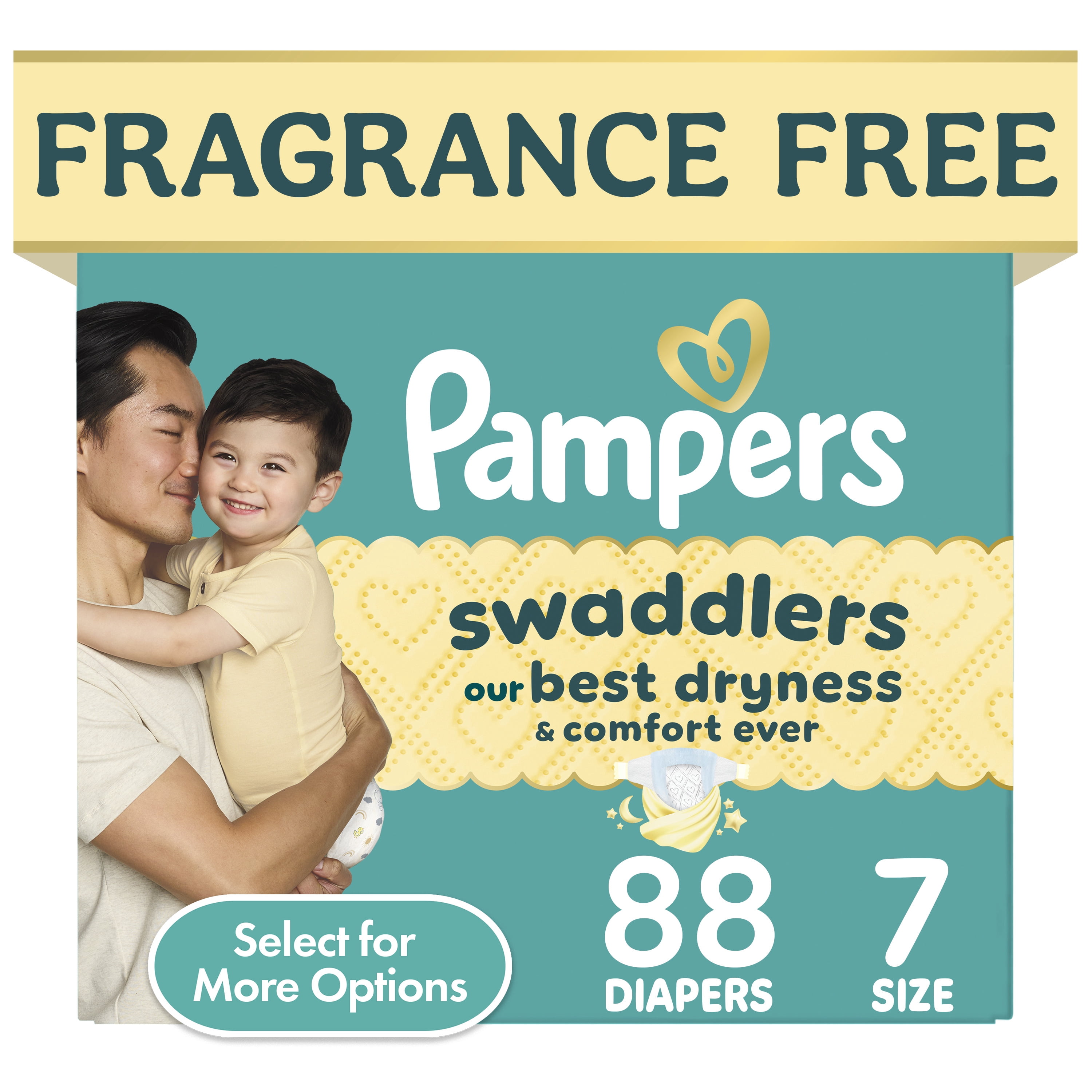 Pampers, Baby Diapers, Size 7, Fragrance Free, 88 Count - Walmart.com