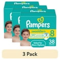 thumbnail image 1 of (3 pack) Pampers Swaddlers Baby Diapers Size 8, 38 Count (Select for More Options), 1 of 14
