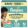 Diaper Size: Newborn, Count Per Pack: 136