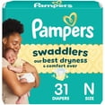 thumbnail image 1 of Pampers Swaddlers Diapers, Newborn, 31 Count (Select for More Options), 1 of 19