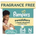thumbnail image 1 of Pampers Swaddlers Fragrance Free Baby Diapers Size Newborn, 84 Count (Select for More Options), 1 of 16