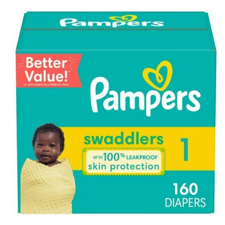 Pampers Swaddlers Diapers Size 1 -198 ct 