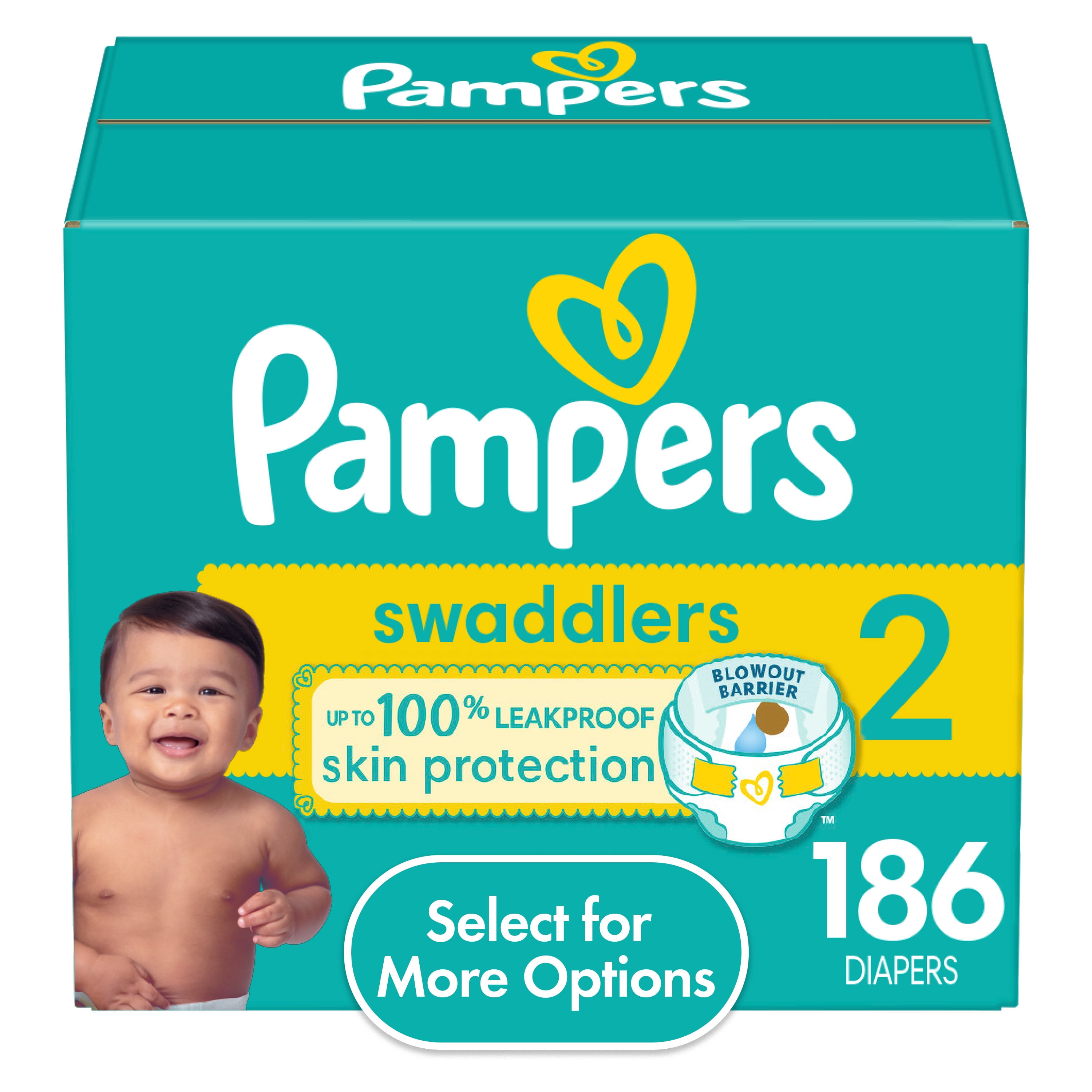 186 pampers swaddlers store size 2