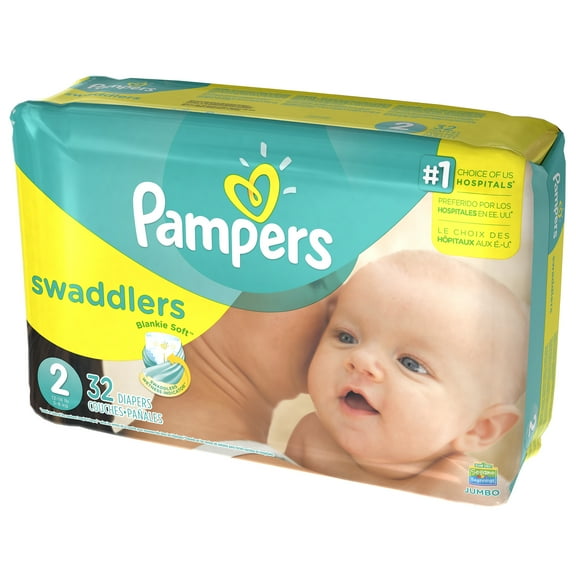 Pampers Swaddlers Diapers Size 2 32 count