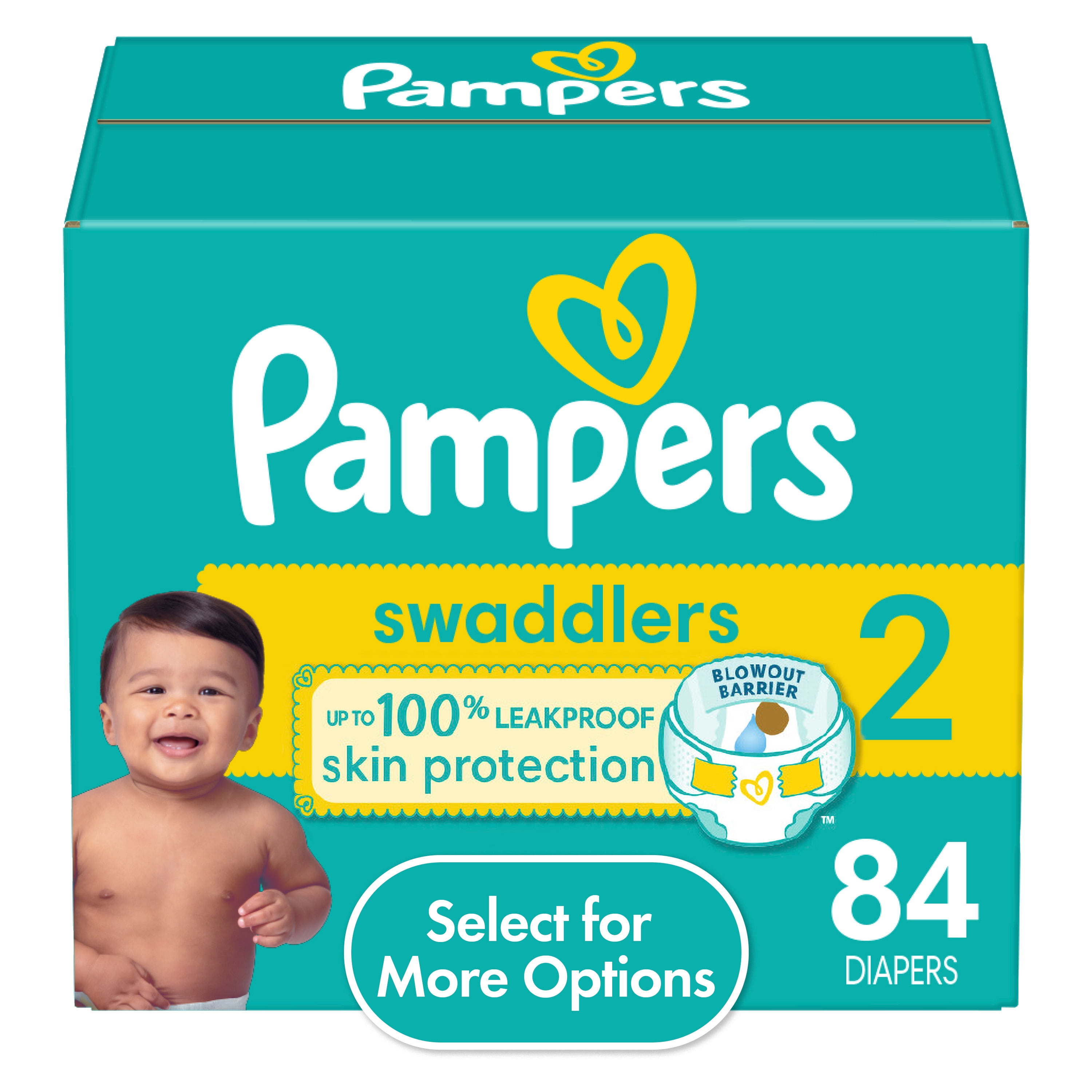 Swaddlers couches taille 2, 84 unités – Pampers : Couche