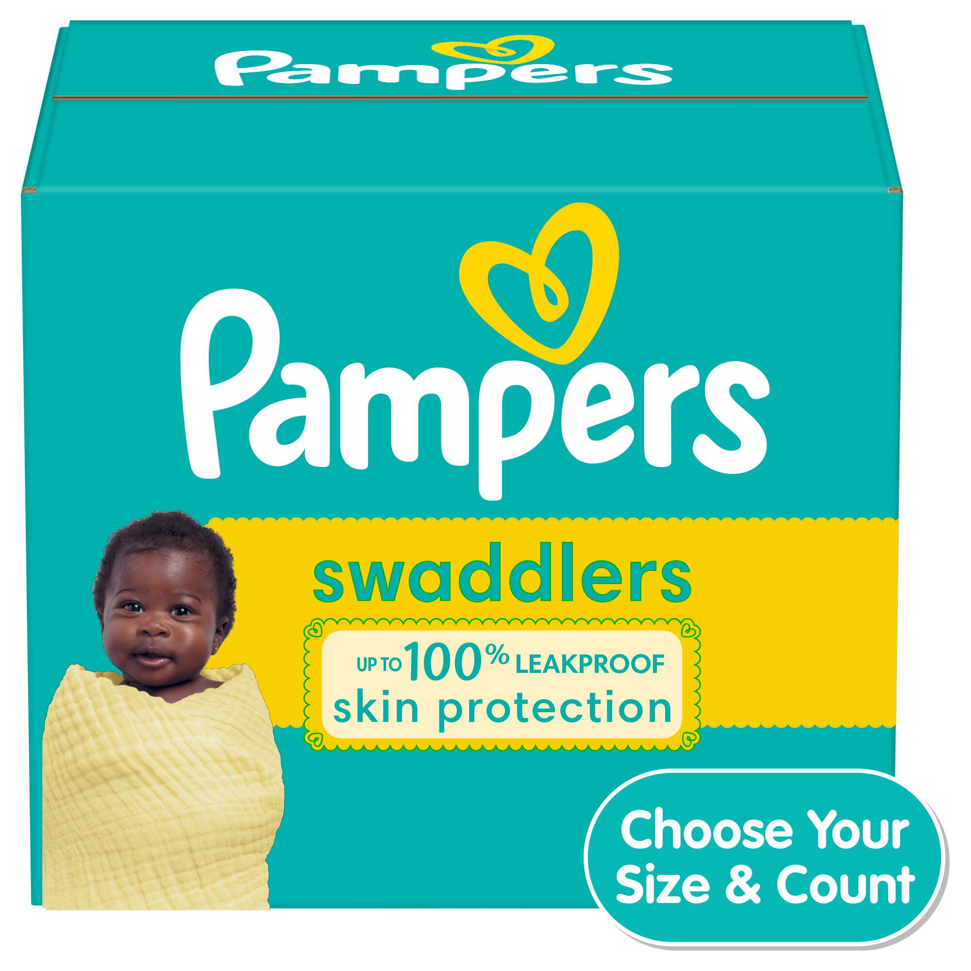 Pampers Swaddlers Diapers Size 3, 136 Count (Select for More Options) - image 1 of 13