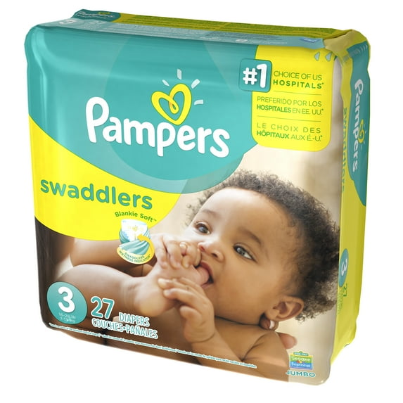 Pampers Swaddlers Diapers Size 3 27 count