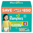 thumbnail image 1 of Pampers Swaddlers Diapers, Size 4 (22-37 Pounds), 160 Count, 1 of 2
