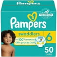 thumbnail image 1 of Pampers Swaddlers Diapers - Size 6, 50 Count, Ultra Soft Disposable Baby Diapers, 1 of 5