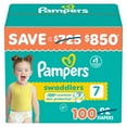 thumbnail image 1 of Pampers Swaddlers Diapers, Size 7 (41+ Pounds), 100 Count, 1 of 5