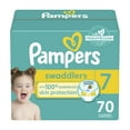 thumbnail image 1 of Pampers Swaddlers Diapers, Size 7, 70 Count, 1 of 12
