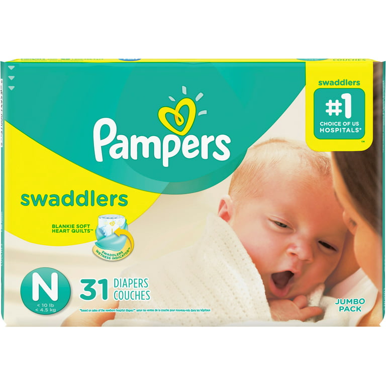 Pampers Swaddlers Newborn Diapers Size 0 31 Count - 31 ea