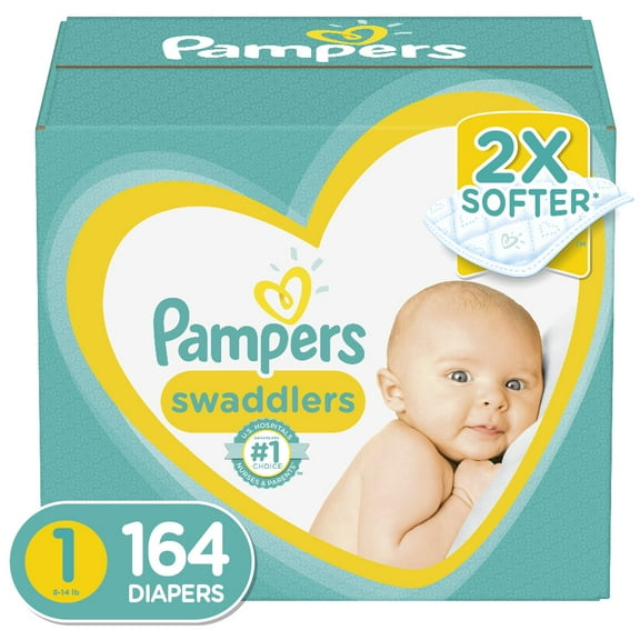 Pampers Swaddlers Newborn Diapers Size 1 164 Count