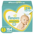 thumbnail image 1 of Pampers Swaddlers Newborn Diapers, Soft and Absorbent, Size 1, 164 Ct, 1 of 14
