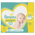 thumbnail image 1 of Pampers Swaddlers Newborn Diapers, Soft and Absorbent, Size 1, 164 Ct, 1 of 17