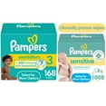 thumbnail image 1 of Pampers Swaddlers/Sensitive Wipes Bundles Size 3, 1 of 4
