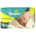 thumbnail image 1 of Pampers Swaddlers Soft and Absorbent Newborn Diapers, Size 1, 35 ct, 1 of 9