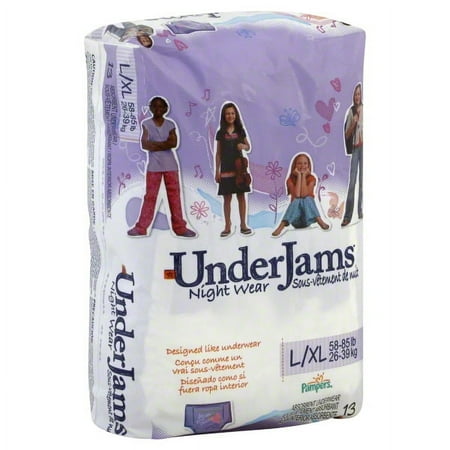 Pampers UnderJams Girls Absorbent Underwear, Jumbo Pack (Choose Your Size)