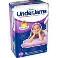 thumbnail image 1 of Pampers UnderJams Girls Bedtime Underwear, Size S/M, 14 count, 1 of 8