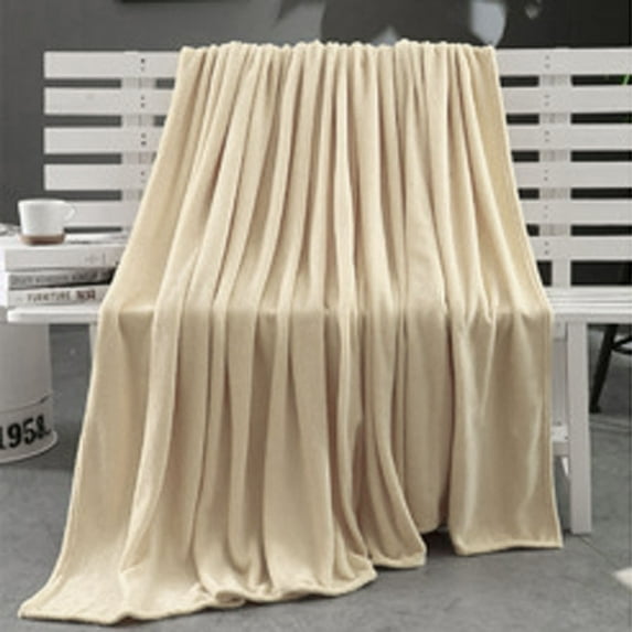 Pamqxs Fleece Blanket Charcoal Throw Blankets for Couch & Bed, Luxury Plush Cozy Fuzzy 50x60 CM, Super Soft Warm Lightweight Throw for Travel Camping,YellowA