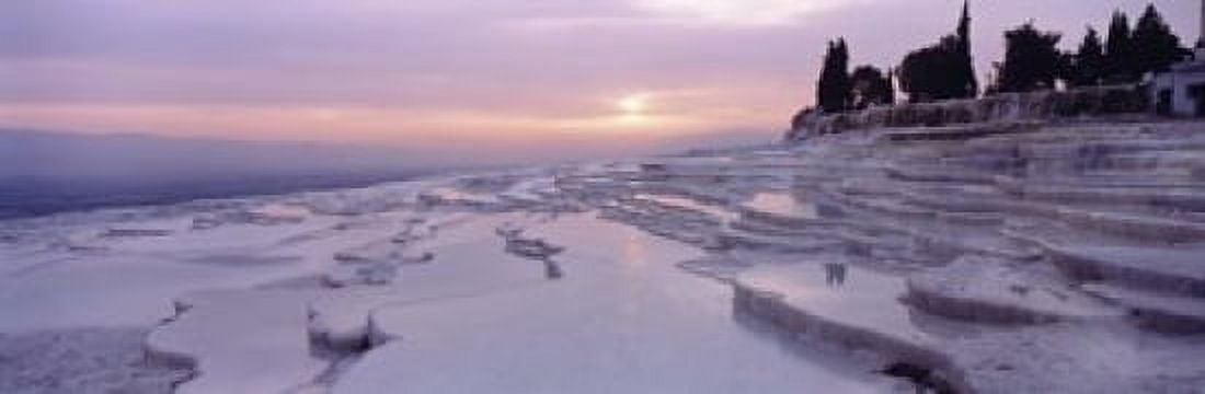 Pamukkale Turkey Canvas Art - Panoramic Images (18 x 6)
