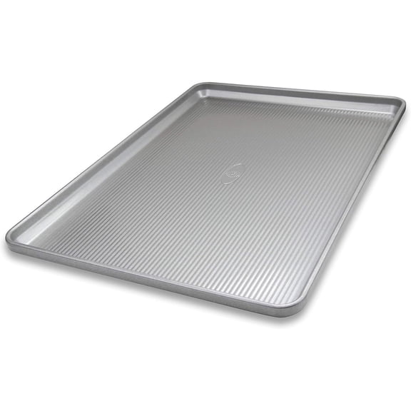 Pan Bakeware Heavy Duty Extra Large Sheet Pan Warp Resistant Nonstick Baking Pan, Aluminized Steel