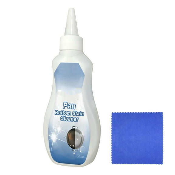 Pan Bottom Stain Cleaner Pan Bottom Cleaning Gel Wash Pan Bottom Scum Grease Stain Stainless Steel Cleaner Powerful Stain Remover Cleaner 150ml