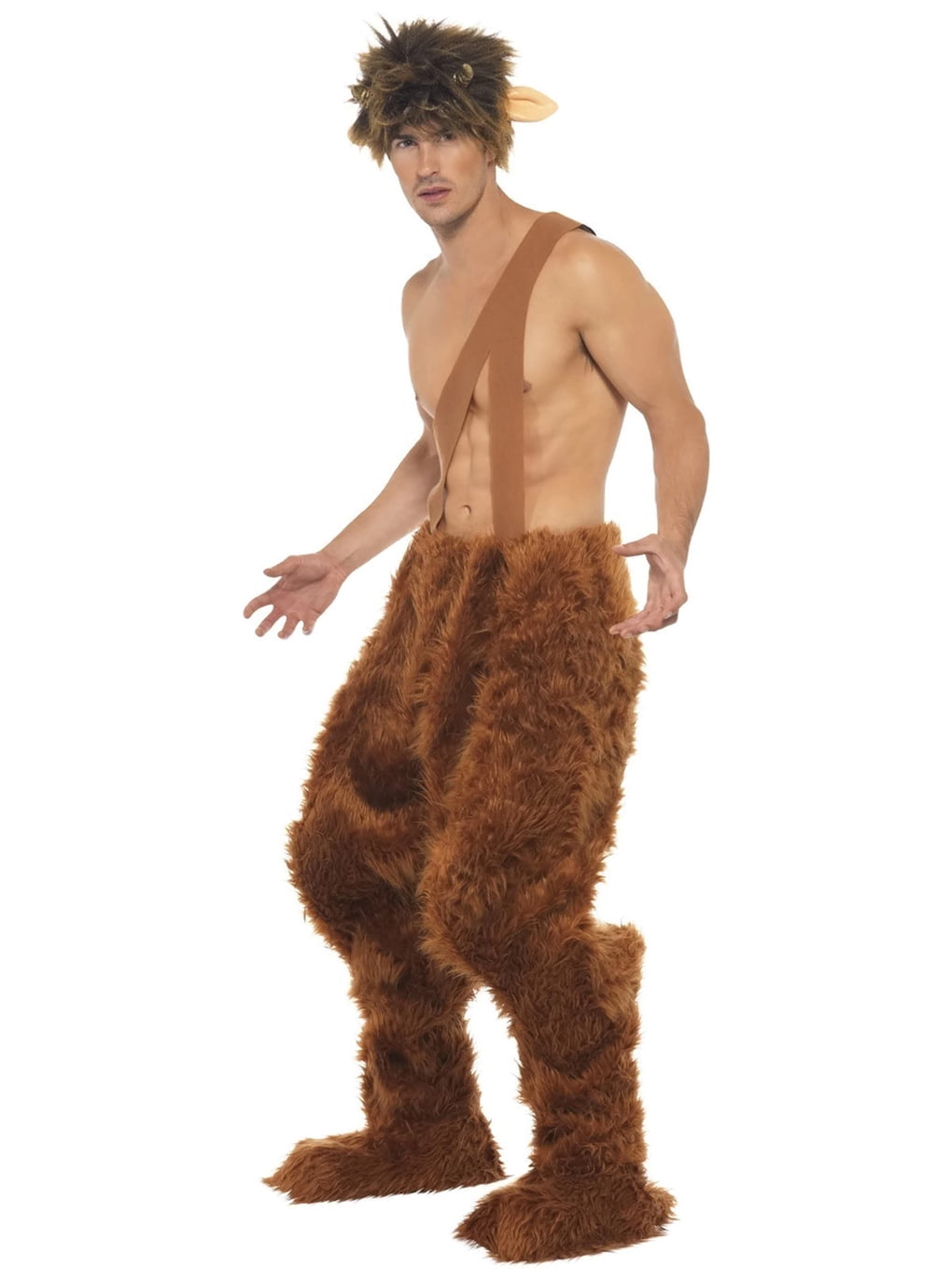 Pan Costume Adult Brown Ears Horns Pan Costume Adult Brown Ears Horns