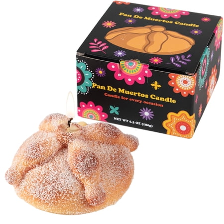 Pan De Muerto Scented Candle for Dia de Los Muertos