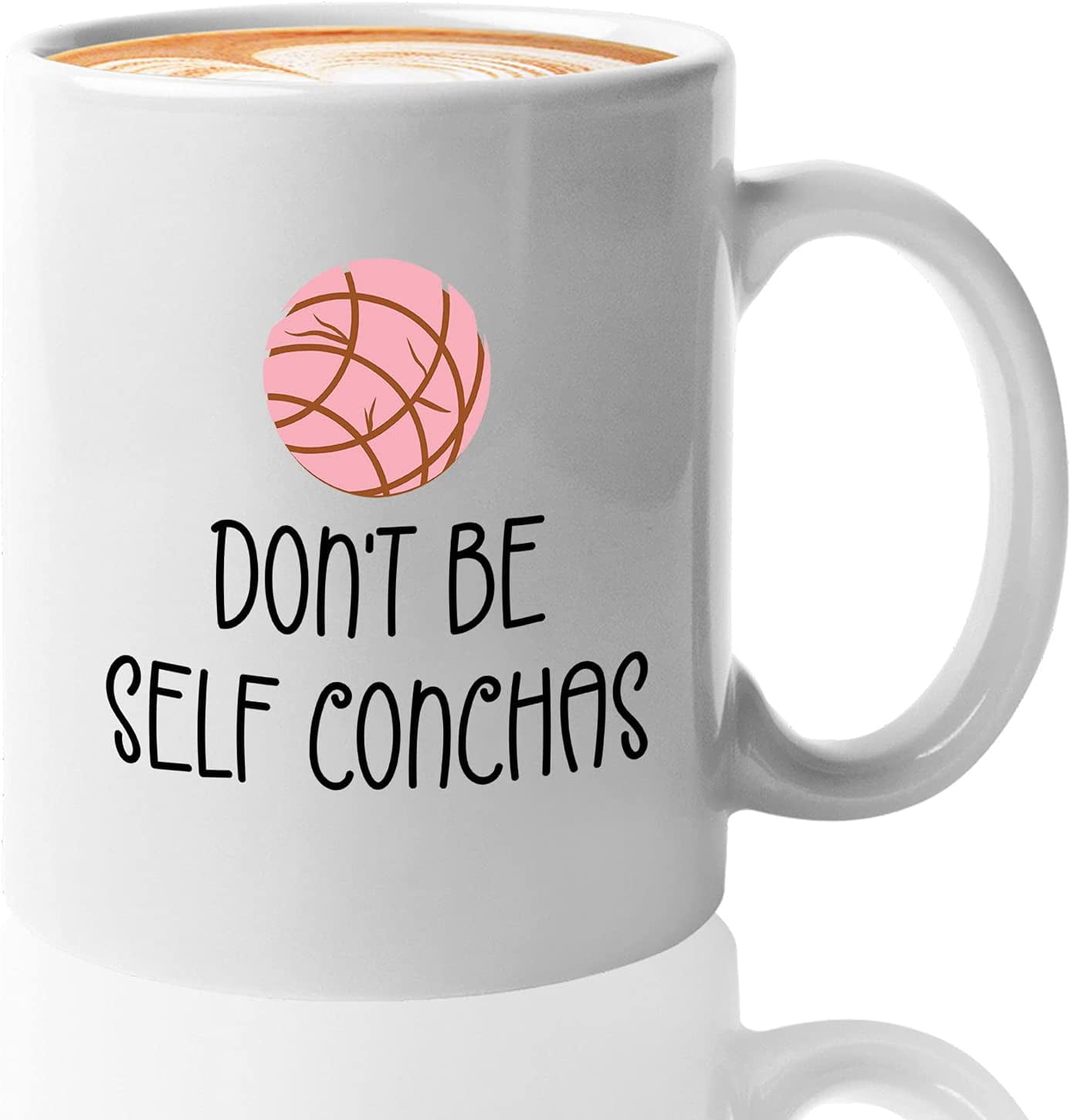 10oz Stainless Steal Coffee Cup - Rainbow Concha - Dont Be Self