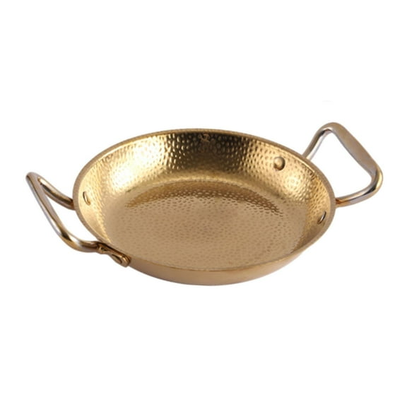 Pan Fast Heating Kitchen Cookware Kimchi Soup Pot Instant Noodle Pot Gold