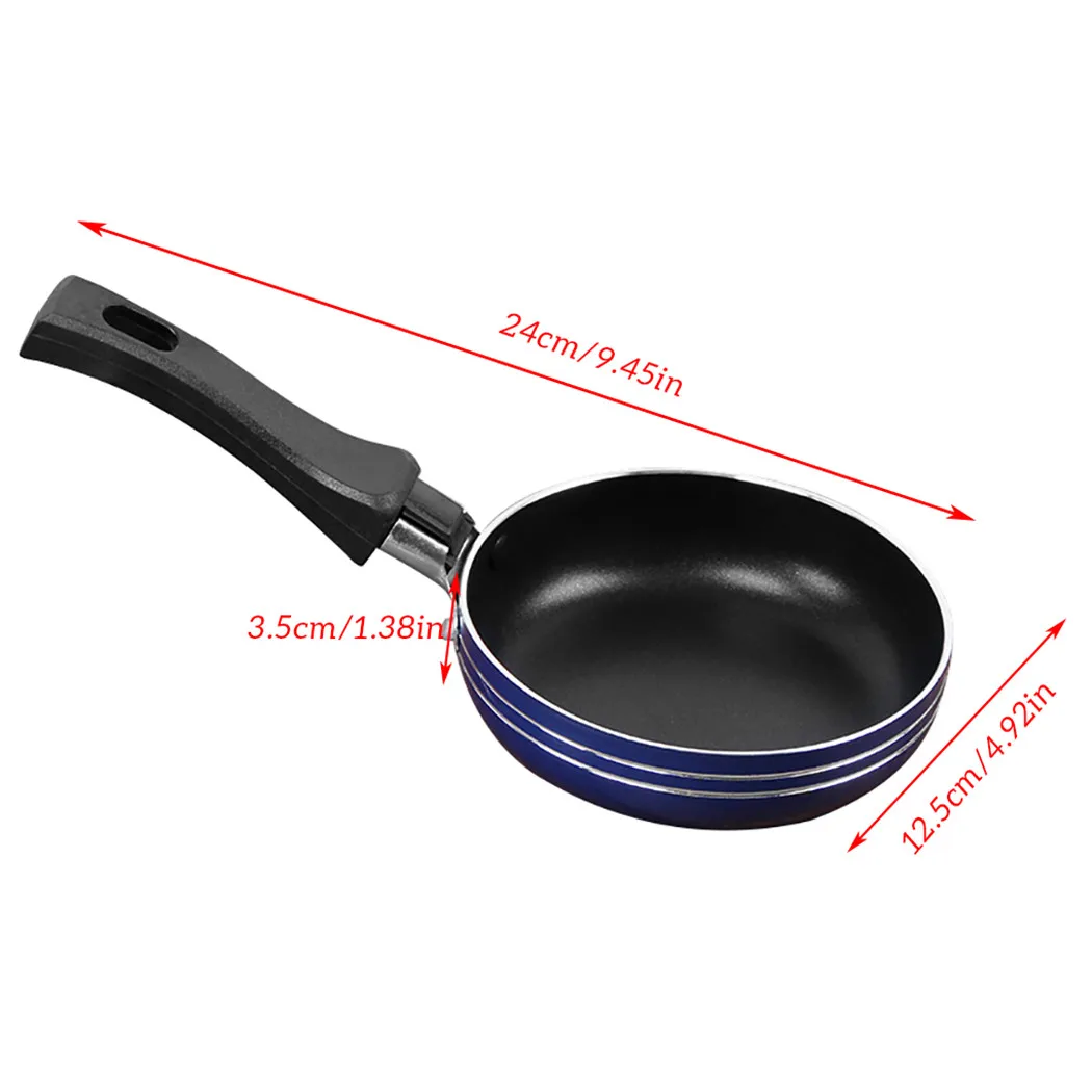 Mini Poêle à Frire 12 Cm - Revêtement Antiadhésif - Parfaite Pour Œufs, Omelettes Ou Pancakes - Compatible Induction