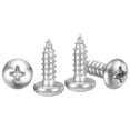 thumbnail image 1 of Pan Head Self Tapping Screws(#12x5/8") 100Pcs, 304 Stainless steel Self Drilling Screw for Metal Wood Plastic, for Cabinet Wall Shutter Plate Rock Furniture, Silver Tone, 1 of 7
