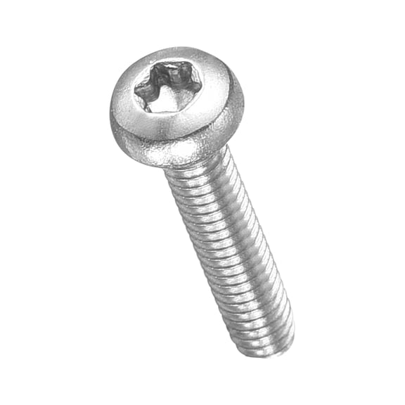 Pan Head Torx Security Screws Bolts (M2-0.4x10mm) 150Pcs, Button Torx Head Machine Screws 304 Stainless Steel - for Furniture Woodworking Project, Silver Tone