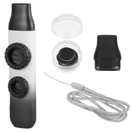 Black Plastic Kazoo for Kids and Adults Easy to Play Portable Musical Instrument Compact Size
