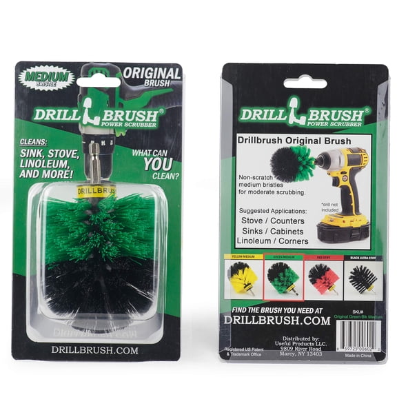 Pan, Oven, Stove & Sink Scrub Brush – Drill-Powered Kitchen Cleaning Tool for Home Use