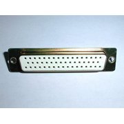 Pan Pacific DS-50S Db50 Female D-Sub Solder Type Connector Gold Plated Contacts Yellow Zinc Shell Price Per Each - DS-50S